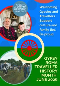 Gypsy Roma Traveller History Month 2026 supporter poster